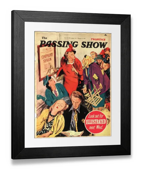 Framed Print : 1930s, UK, The Passing Show, Magazine Cover