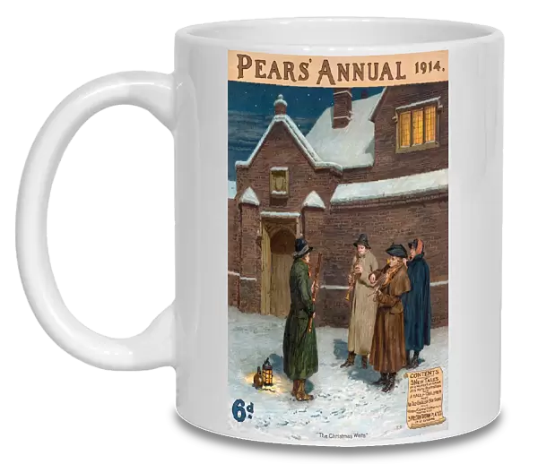 Pears Annual 1914 1910s UK cc winter snow carols music bands