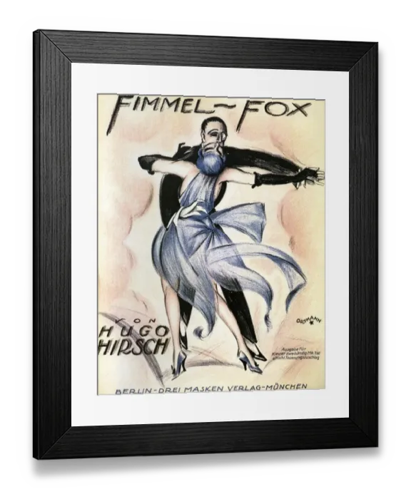 Framed Print : Fimmel-Fox 1921 1920s UK fox trot fox-trot Framed Print : Fimmel-Fox 1921 1920s UK fox trot fox-trot