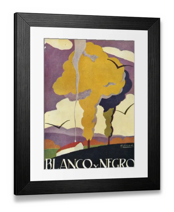 Framed Print : Blanco y Negro 1932 1930s Spain chimneys cc Framed Print : Blanco y Negro 1932 1930s Spain chimneys cc