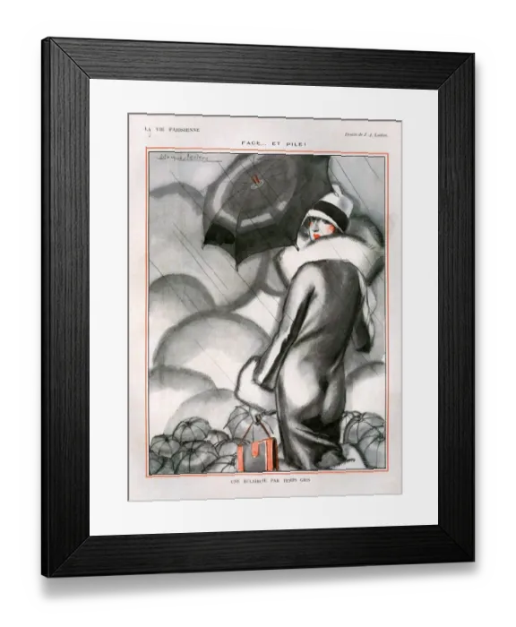 Framed Print : 1920s, France, La Vie Parisienne, Magazine Plate Framed Print : 1920s, France, La Vie Parisienne, Magazine Plate