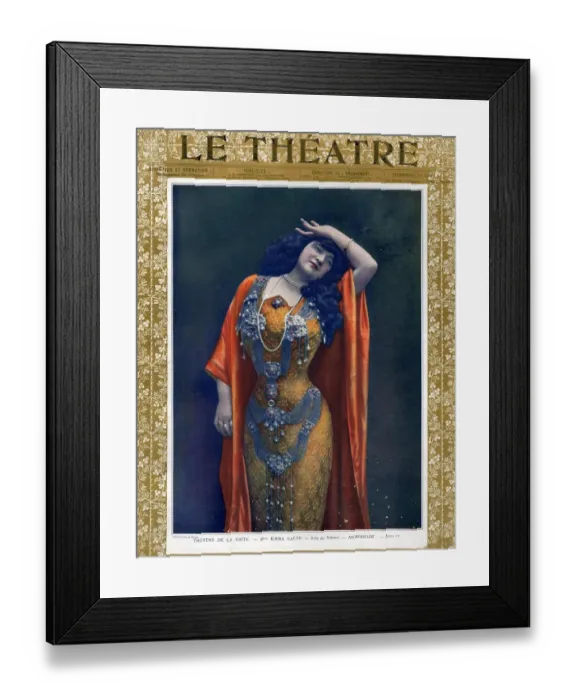 Framed Print : Le Theatre 1903 1900s France humour womens dresses portraits magazines