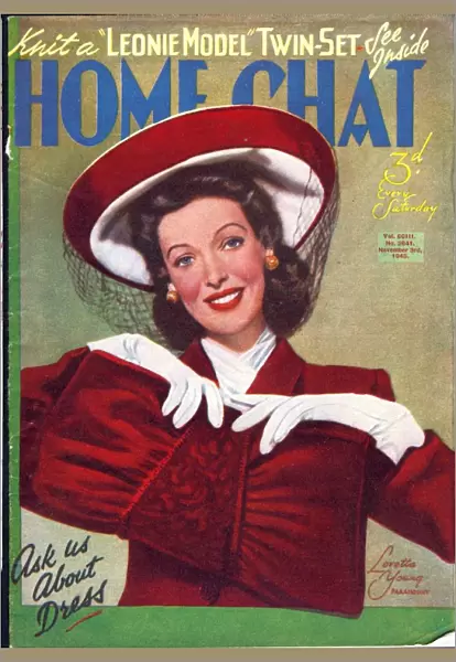1940s UK womens hats handbags portraits magazines
