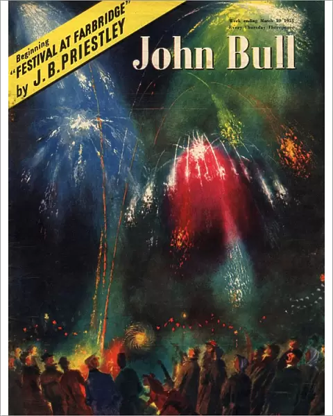 John Bull 1951 1950s UK guy fawkes fireworks magazines