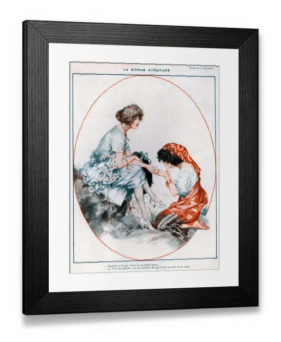 Framed Print : 1920s France La Vie Parisienne Magazine Plate Framed Print : 1920s France La Vie Parisienne Magazine Plate