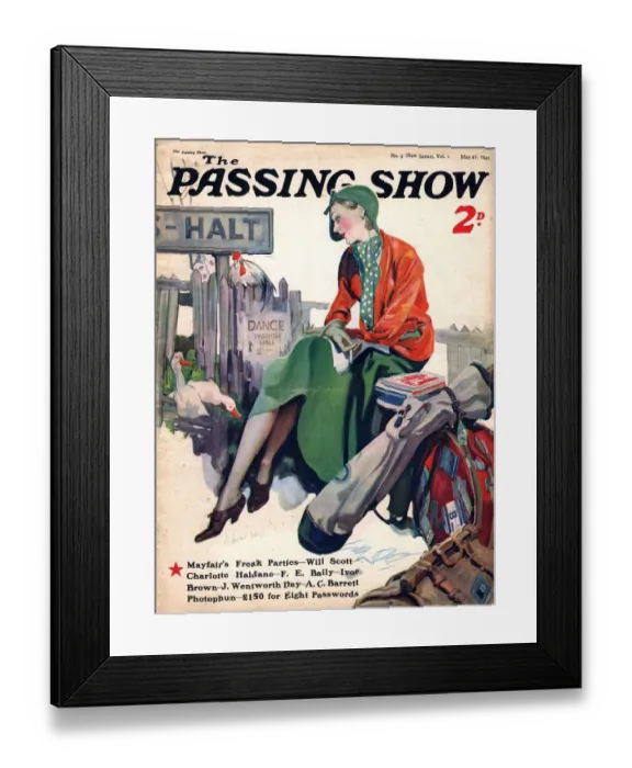 Framed Print : 1930s, UK, The Passing Show, Magazine Cover Framed Print : 1930s, UK, The Passing Show, Magazine Cover