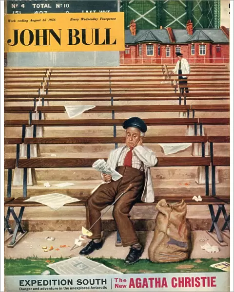 John Bull 1956 1950s UK litter stadiums rubbish magazines