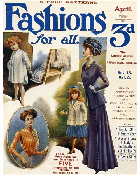 Fashion For All 1909 1900s UK magazines