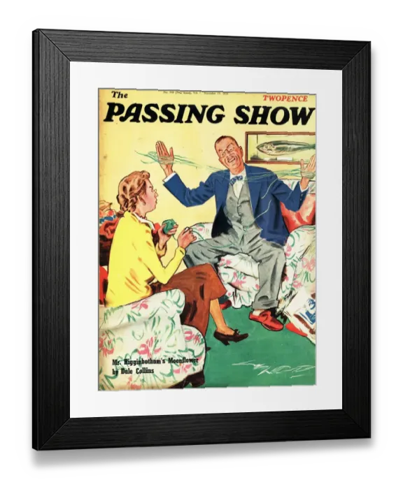 Framed Print : 1930s, UK, The Passing Show, Magazine Cover
