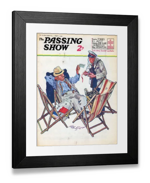Framed Print : 1930s, UK, The Passing Show, Magazine Cover Framed Print : 1930s, UK, The Passing Show, Magazine Cover