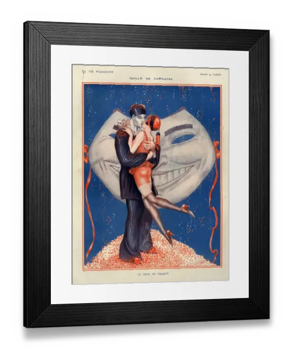 Framed Print : 1920s, France, La Vie Parisienne, Magazine Plate Framed Print : 1920s, France, La Vie Parisienne, Magazine Plate