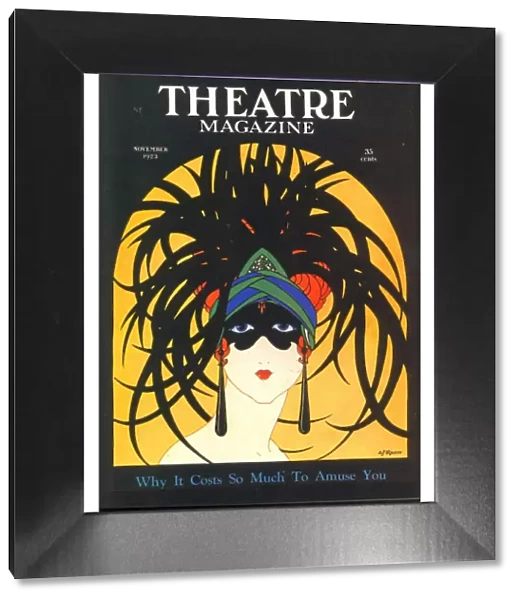 Theatre 1920s USA masks magazines art deco