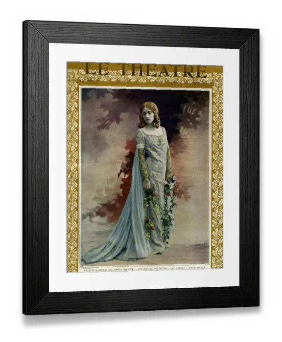 Framed Print : Le Theatre, 1900s, France Framed Print : Le Theatre, 1900s, France