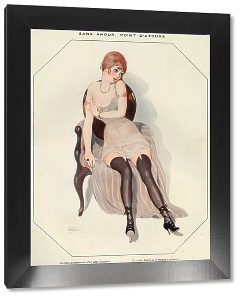 La Vie Parisienne 1920s France Gerda Wegener Without Love Nothing Matters stockings