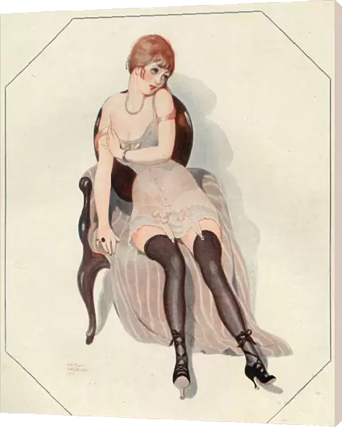 La Vie Parisienne 1920s France Gerda Wegener Without Love Nothing Matters stockings