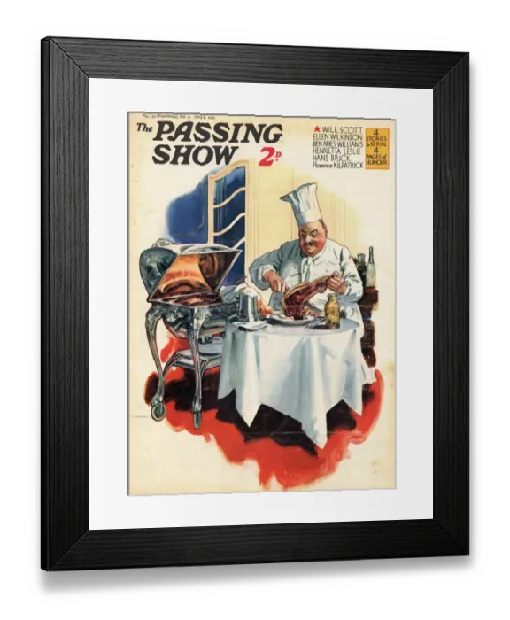 Framed Print : 1930s, UK, The Passing Show, Magazine Cover Framed Print : 1930s, UK, The Passing Show, Magazine Cover