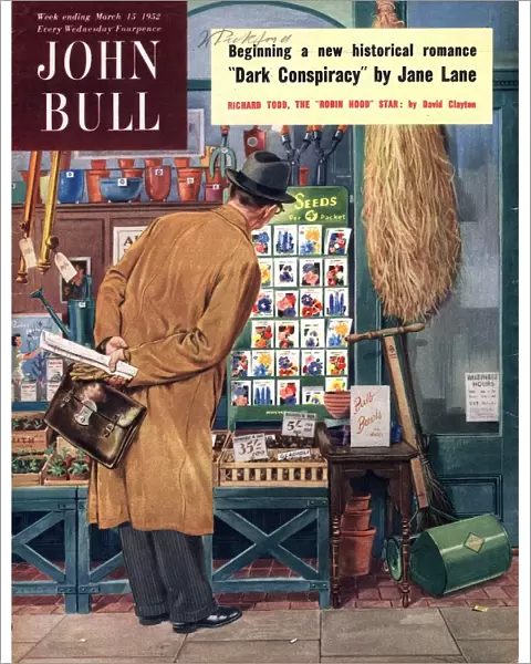 John Bull 1952 1950s UK seeds shopping magazines