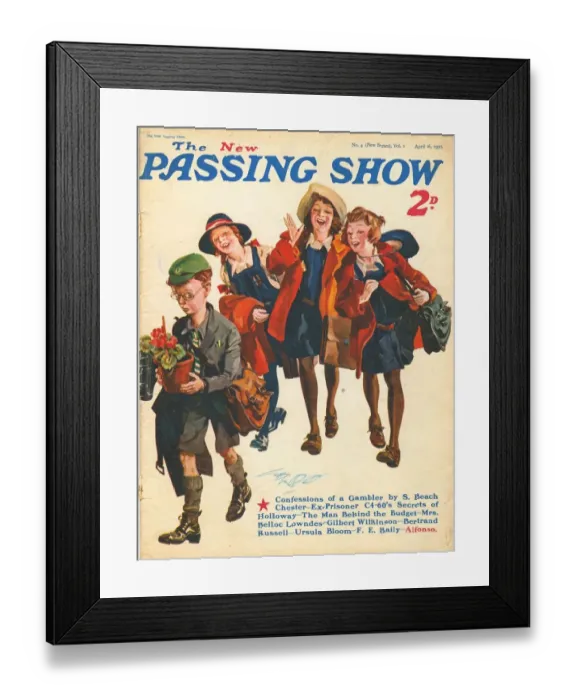 Framed Print : 1930s, UK, The Passing Show, Magazine Cover