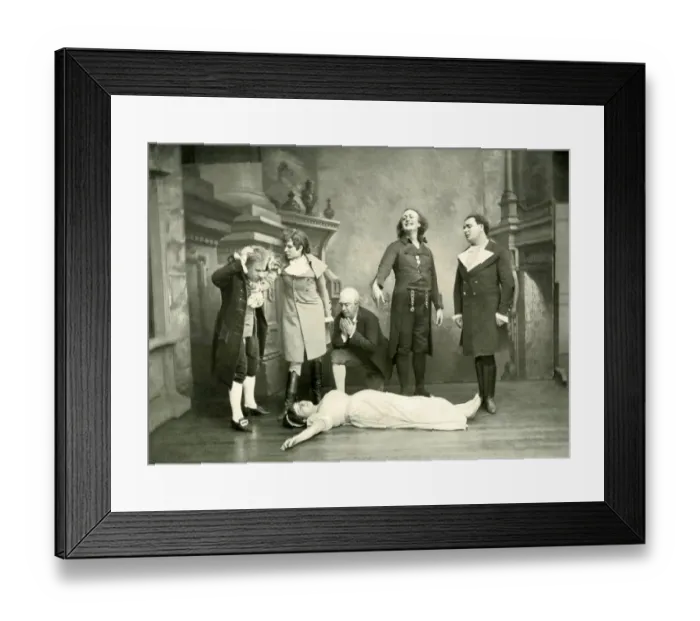 Framed Print : Le Theatre, 1900s, France Framed Print : Le Theatre, 1900s, France