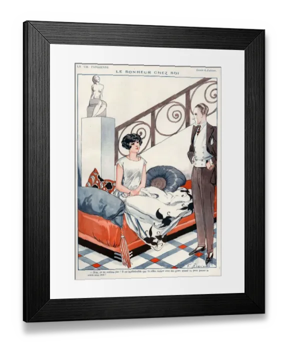 Framed Print : La Vie Parisienne 1924 1920s France F Fabiano illustrations Framed Print : La Vie Parisienne 1924 1920s France F Fabiano illustrations