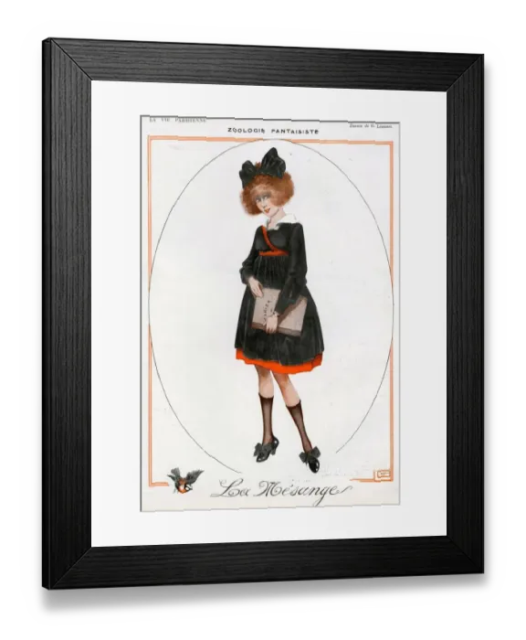 Framed Print : La Vie Parisienne 1918 1910s France Georges Leonnec illustrations erotica schoolgirls Framed Print : La Vie Parisienne 1918 1910s France Georges Leonnec illustrations erotica schoolgirls