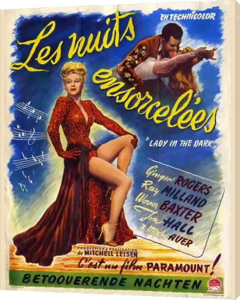 Lady In The Dark 1944 1940s France Ginger Rogers, Ray Milland musicals