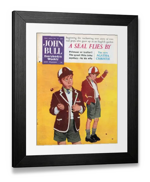 Framed Print : John Bull 1950s UK conkers magazines Framed Print : John Bull 1950s UK conkers magazines