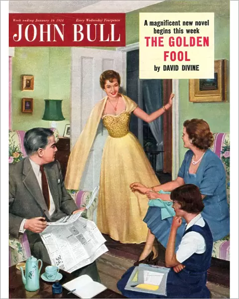 John Bull 1954 1950s UK party magazines family