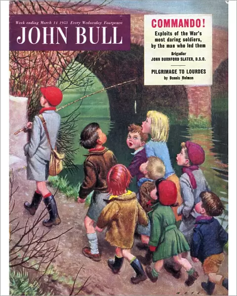 John Bull 1950s UK leaders following fishing sport magazines
