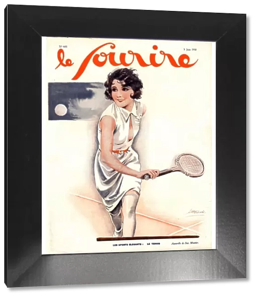 Le Sourire 1930 1930s France tennis womens magazines