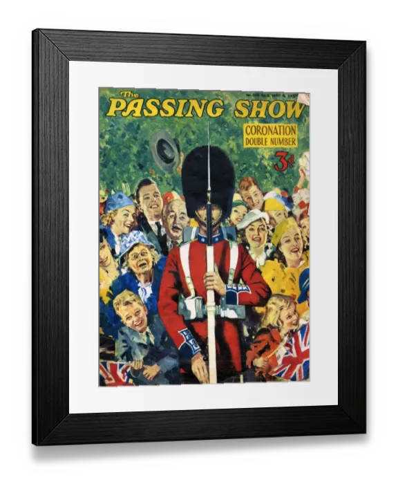 Framed Print : 1930s, UK, The Passing Show, Magazine Cover Framed Print : 1930s, UK, The Passing Show, Magazine Cover