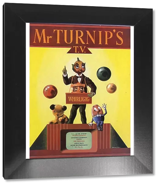 Mr Turnips TV 1950s UK mcitnt childrens programmes Mr Whirligig characters childrens