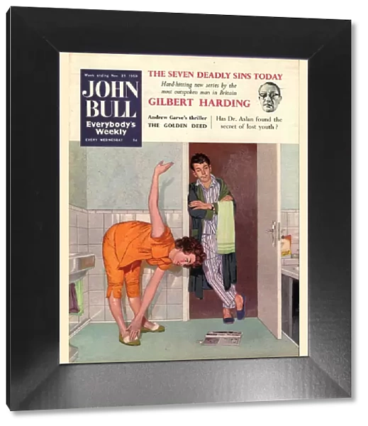 John Bull 1950s UK diets slimming weight loss exercise keep fit magazines