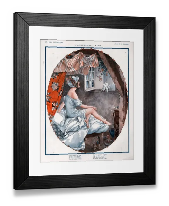 Framed Print : 1920s, France, La Vie Parisienne, Magazine Plate Framed Print : 1920s, France, La Vie Parisienne, Magazine Plate
