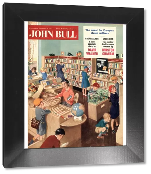 John Bull 1950s UK libraries books reading magazines library