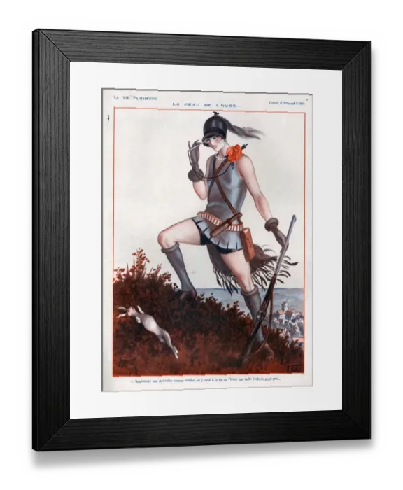 Framed Print : 1920s, France, La Vie Parisienne, Magazine Plate Framed Print : 1920s, France, La Vie Parisienne, Magazine Plate