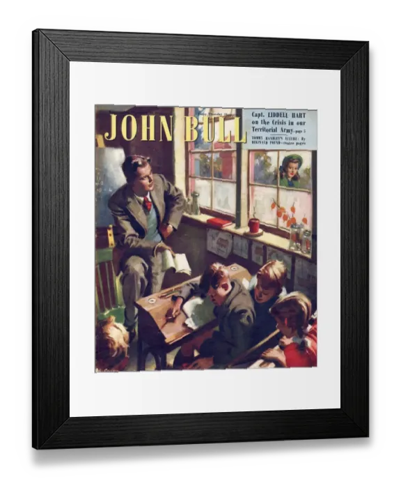 Framed Print : John Bull 1948 1940s UK schools teachers classrooms Framed Print : John Bull 1948 1940s UK schools teachers classrooms