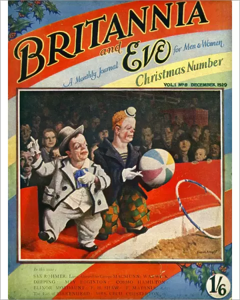 Britannia & Eve 1929 1920s UK dwarves little people clowns magazines dwarfs