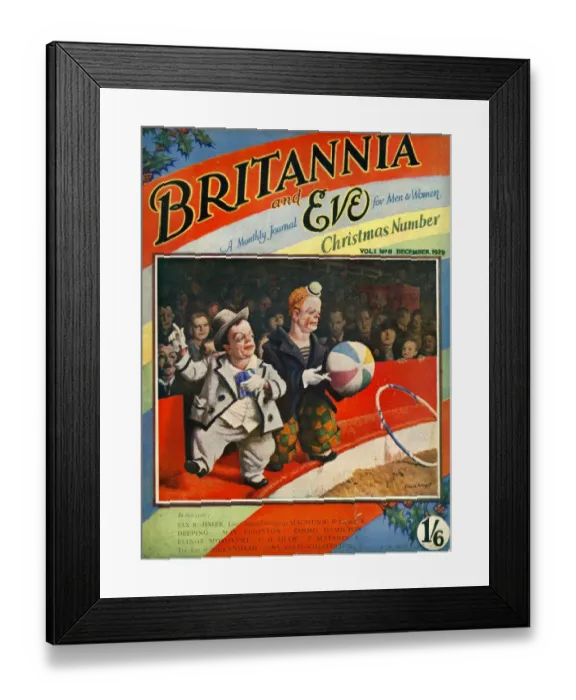 Framed Print : Britannia & Eve 1929 1920s UK dwarves little people clowns magazines dwarfs Framed Print : Britannia & Eve 1929 1920s UK dwarves little people clowns magazines dwarfs