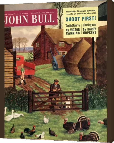 John Bull 1954 1950s UK farms farming farmers magazines