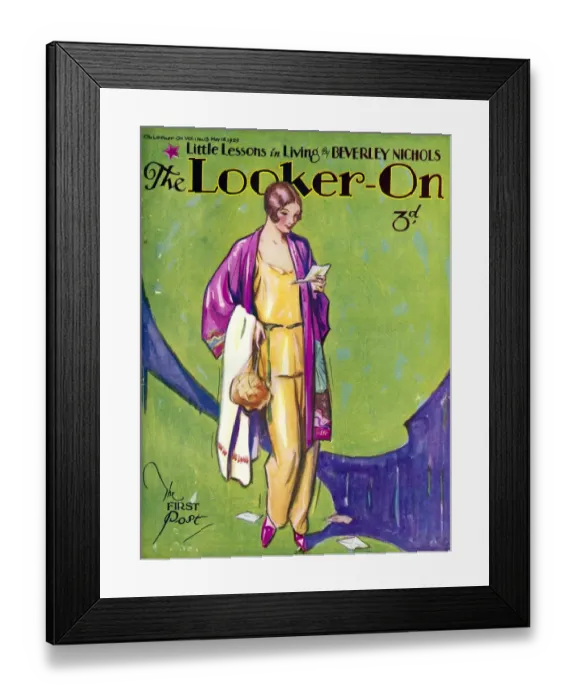 Framed Print : The Looker - On 1929 1920s UK womens magazines Framed Print : The Looker - On 1929 1920s UK womens magazines