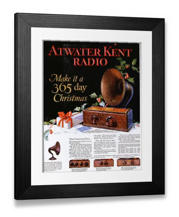 Framed Print : Atwater Kent Radio 1920s USA radios Framed Print : Atwater Kent Radio 1920s USA radios