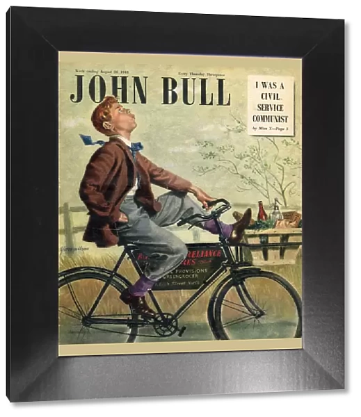 John Bull 1948 1940s UK bicycles bikes cycling whistling groceries boys delivery