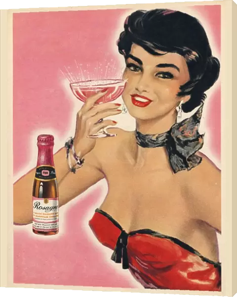 Rosayne 1954 1950s UK champagne alcohol
