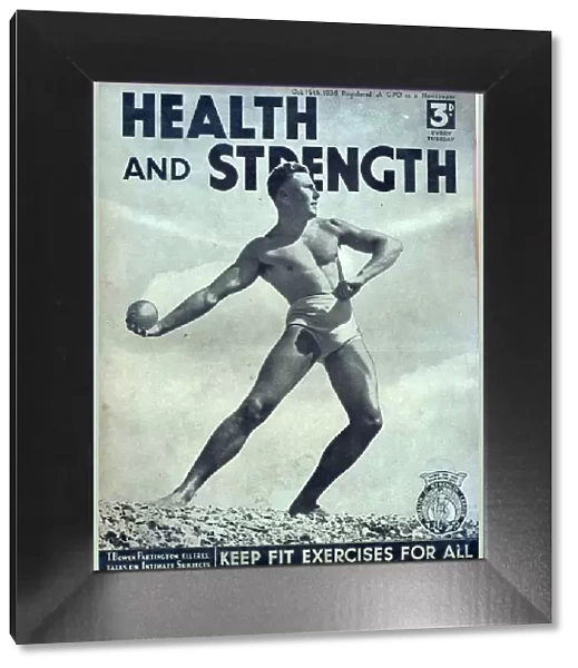 Health and Strength 1938 1930s UK body building fitness exercise gay magazines builders