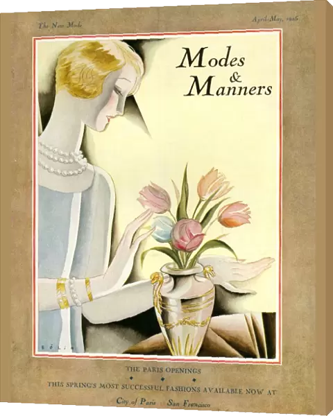 Modes & Manners 1925 1920s USA flowers arranging florists magazines