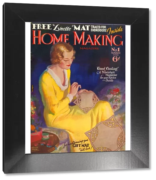 Home Making 1932 1930s UK housewives housewife sewing first issue magazines