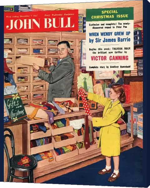 John Bull 1957 1950s UK ties salesman salesmen girls gifts shopping mens magazines