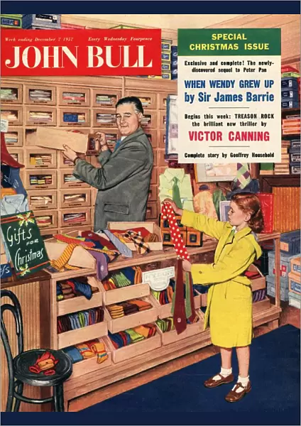 John Bull 1957 1950s UK ties salesman salesmen girls gifts shopping mens magazines