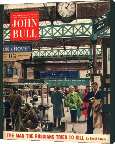 John Bull 1954 1950s UK railways stations magazines